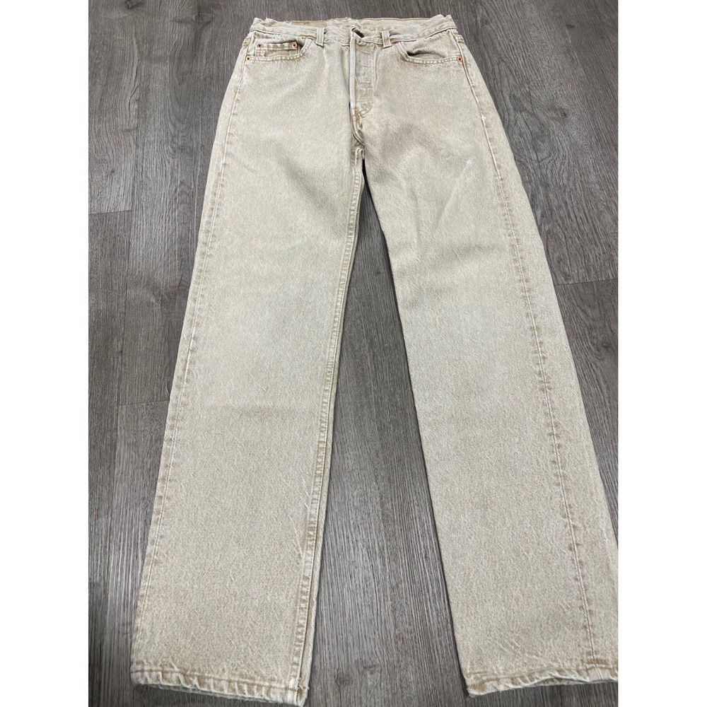 Vintage Levi Strauss & Co Jeans‎ Light Wash Button Fly Straight Leg Denim Pants